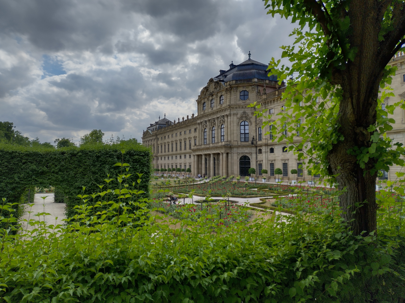 Do mit Durchblick, insight, perspectiva, Residenz Würzburg