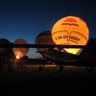 Do27 beim Ballonglühen, Flugplatzfest Ithwiesen 2009