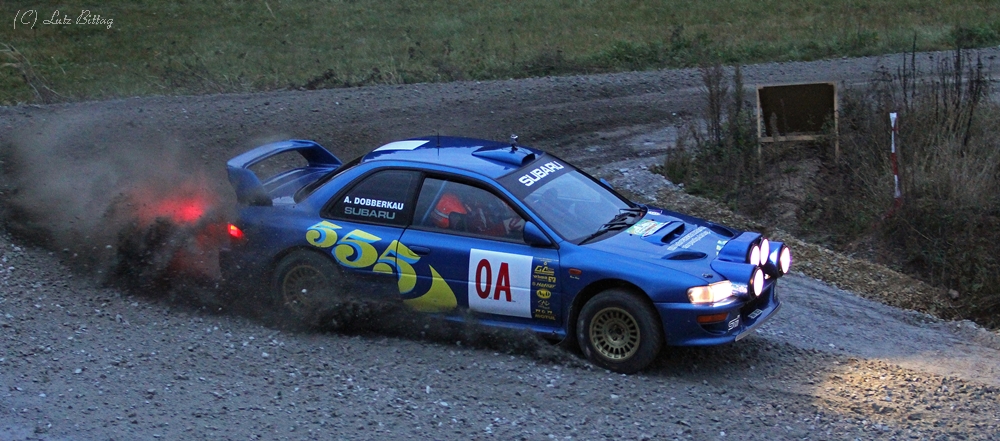 Dobberkau im Subaru WRC ...