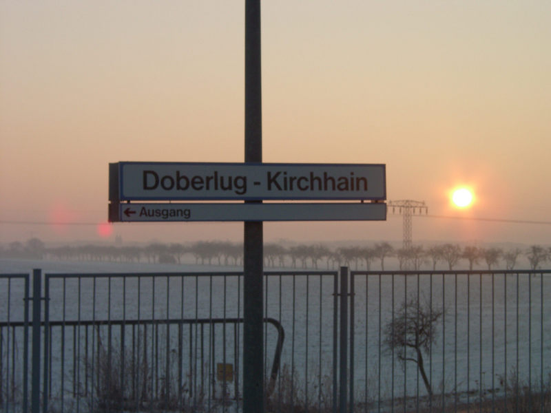 Doberlug-Kirchhain winterlich