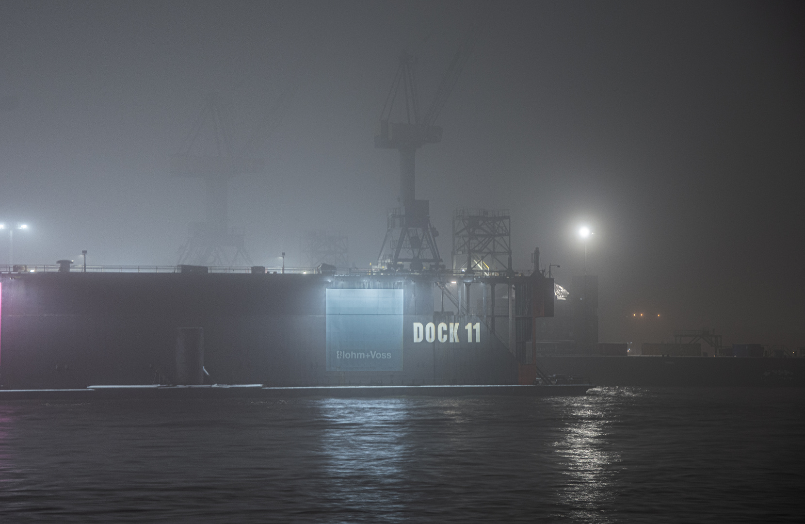 Dock 11 im Nebel