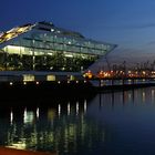 Dockland at night