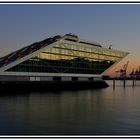 Dockland bei Abendrot