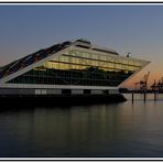 Dockland bei Abendrot
