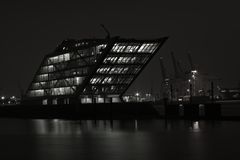 dockland bei nacht