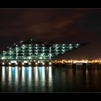 Dockland bei Nacht