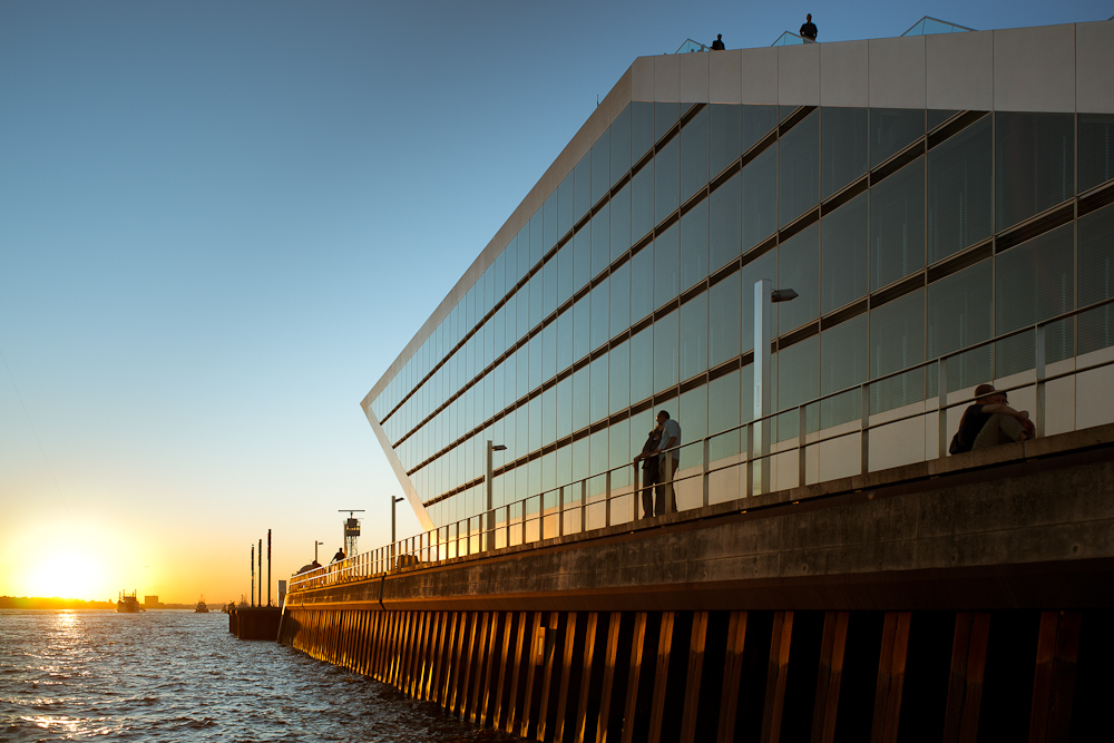 Dockland im Herbst