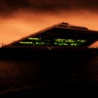 Dockland im Morgenrot