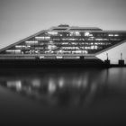 Dockland im Nebel