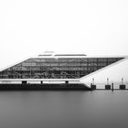 Dockland im Nebel