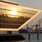 Dockland im Sonnenuntergang