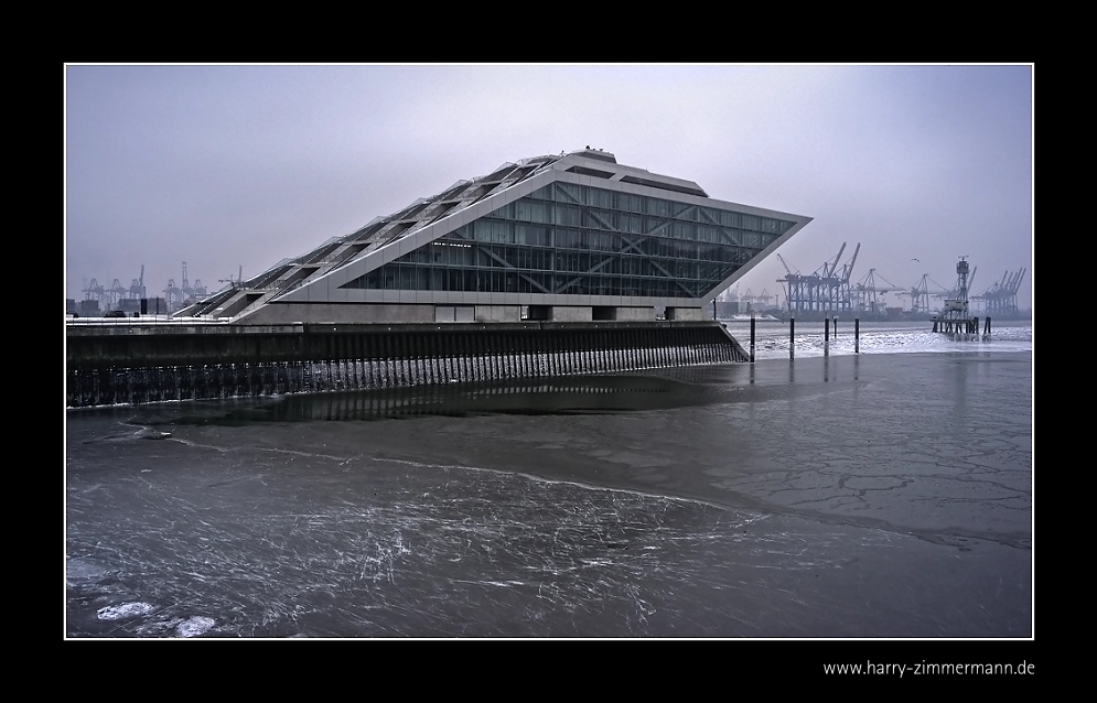 Dockland im Winter