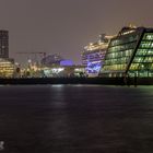 Dockland in Hamburg bei Nacht