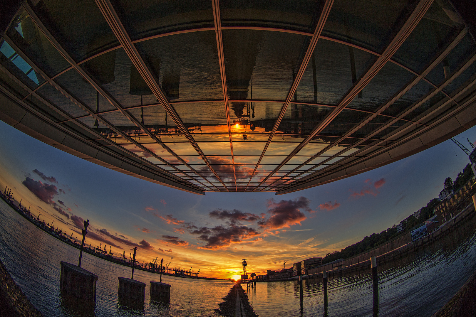 Dockland mit Fisheye