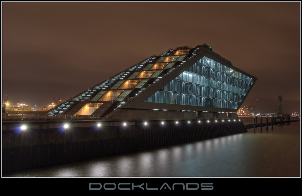 Docklands at night