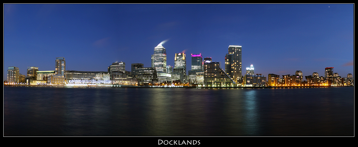 Docklands In The 'Blue Hour'