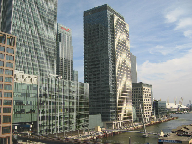 Docklands und Canary Wharf