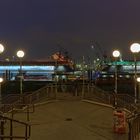 Docks by night