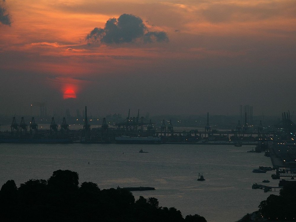 Docks in Evening Dust