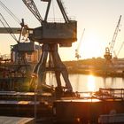 Dockyard in the evening