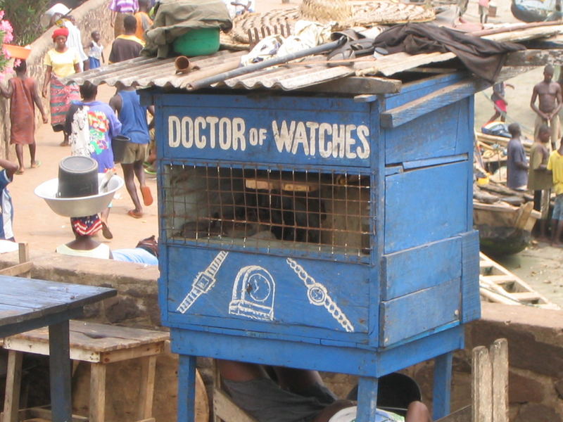 Doctor of Watches, Elmina, Ghana