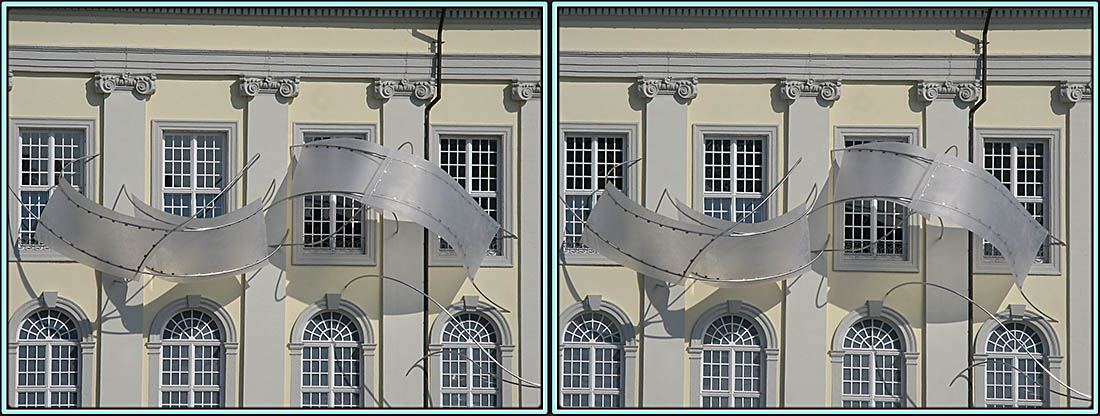 Documenta-Kunst an der Fassade des Fridericianum