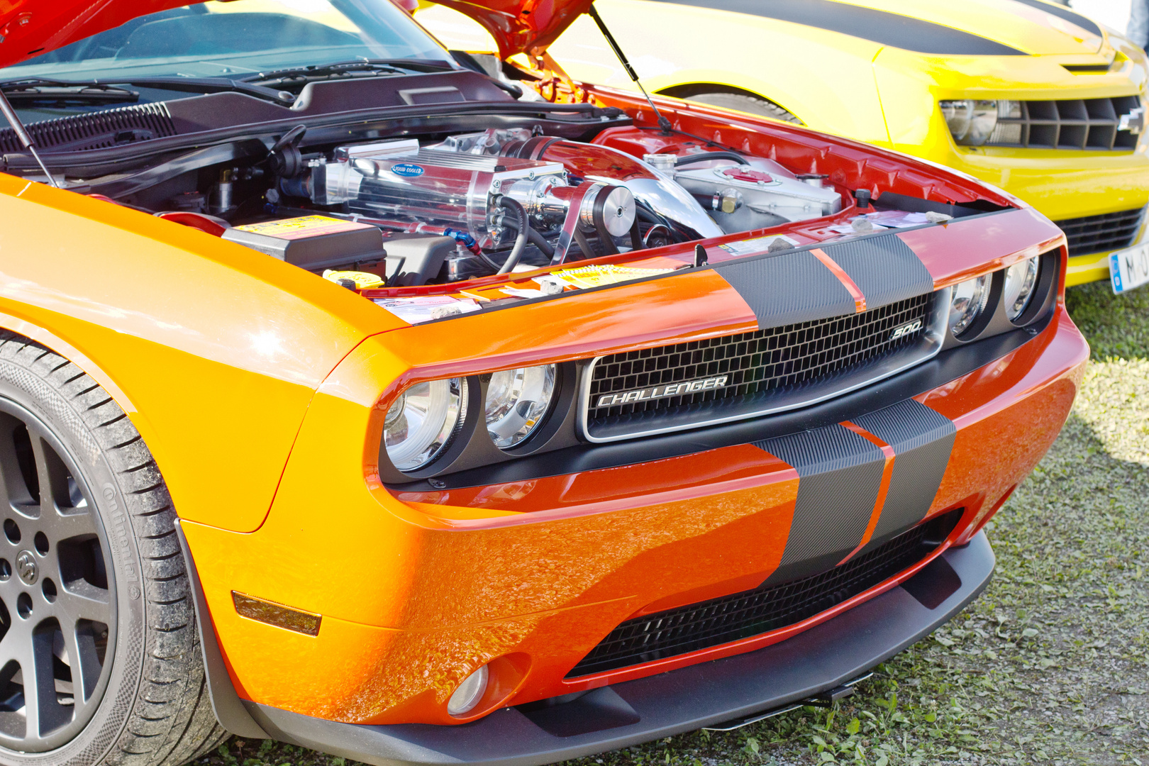 Dodge Challenger Tuning gesehen beim US Car Treffen Mainburg