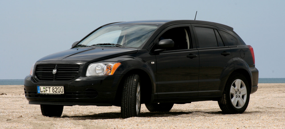 Dodge on the beach