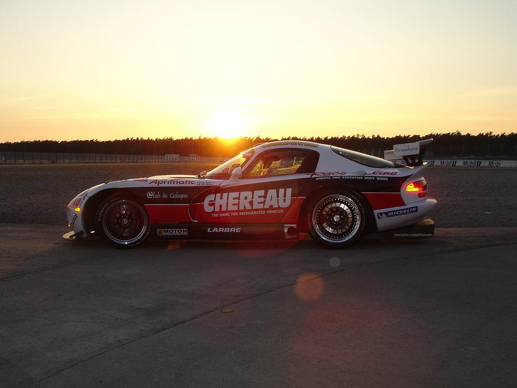 Dodge Viper Sonnenuntergang