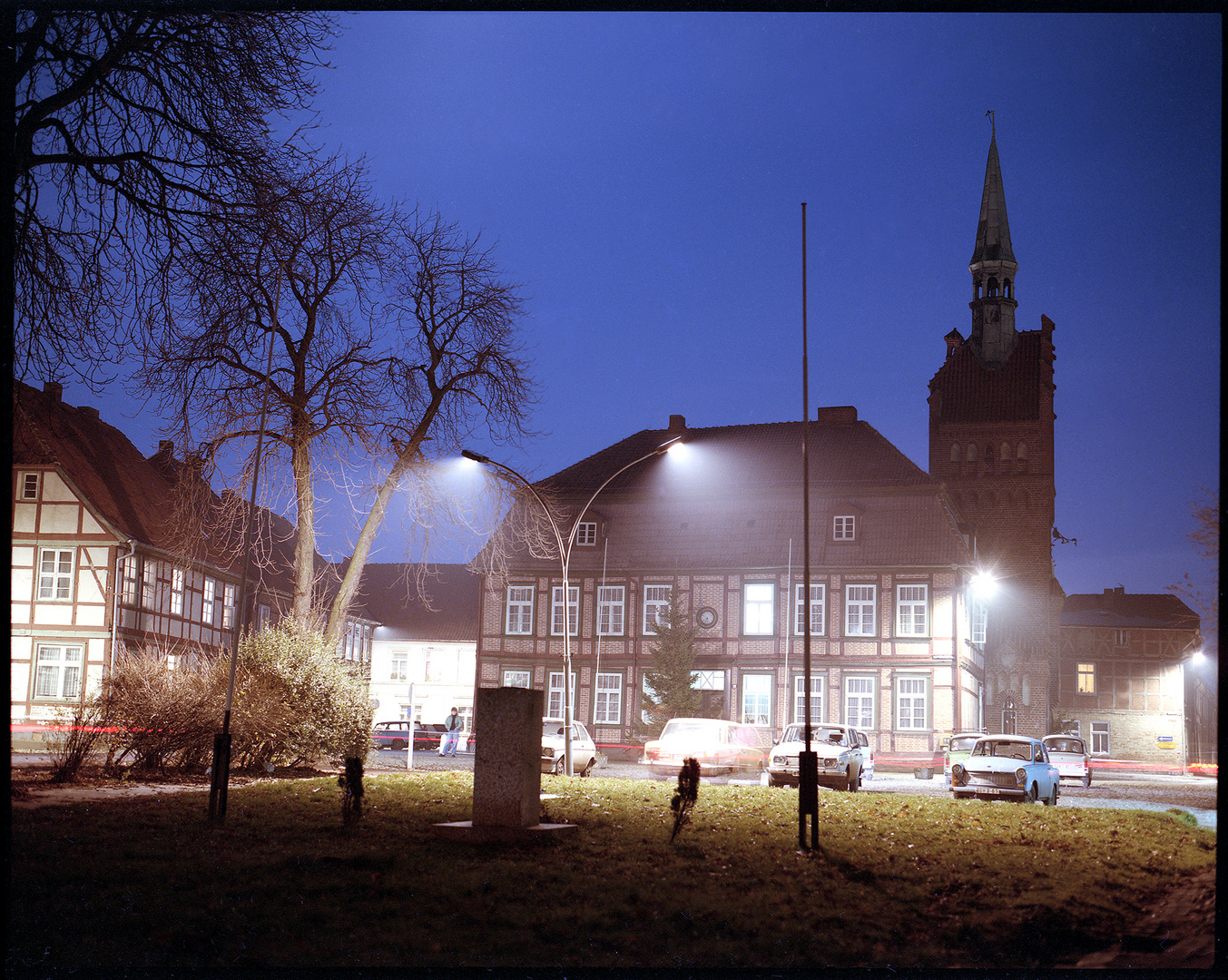  Dömitz Rathaus+Kirche 1990