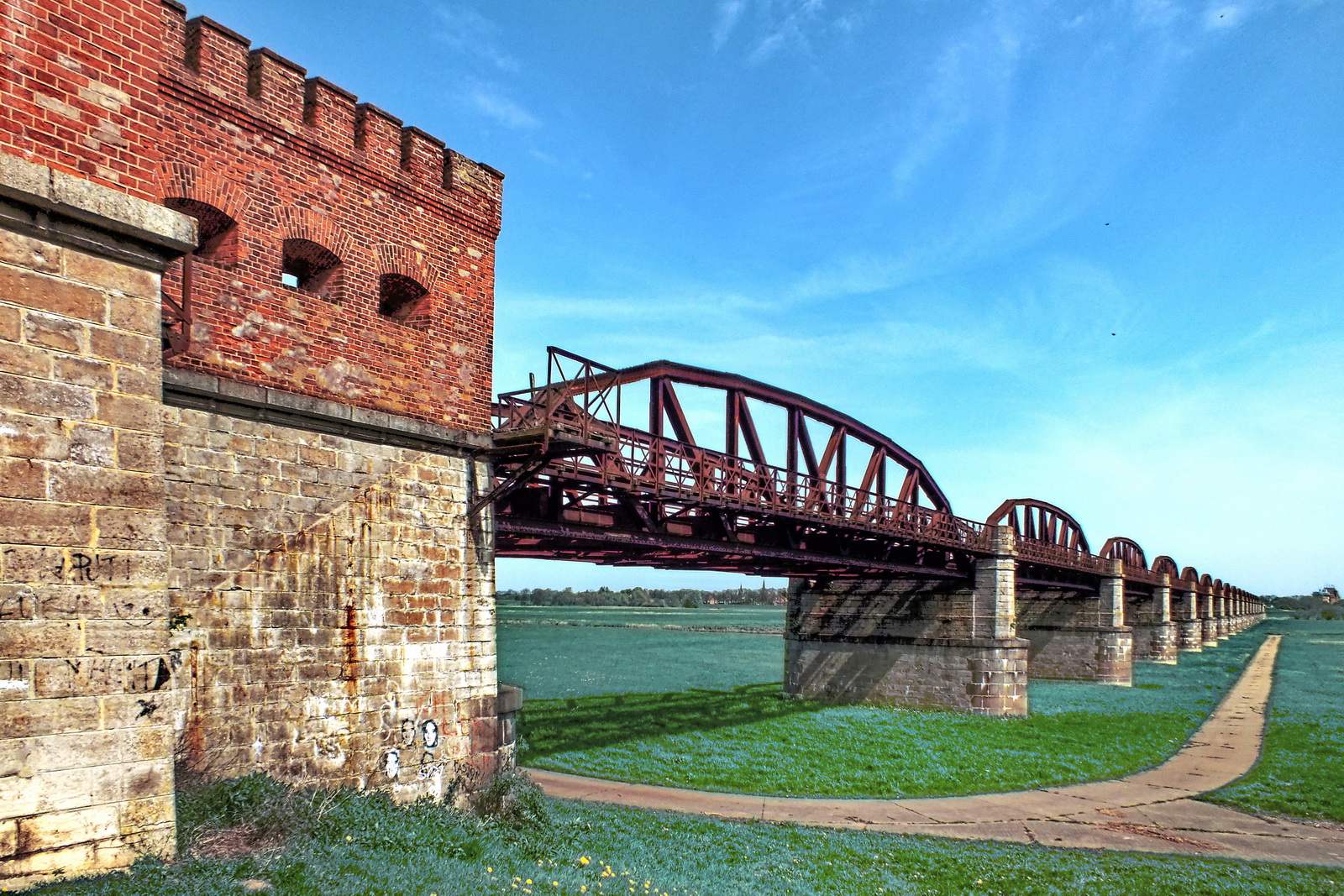 Dömitzer Eisenbahnbrücke 2