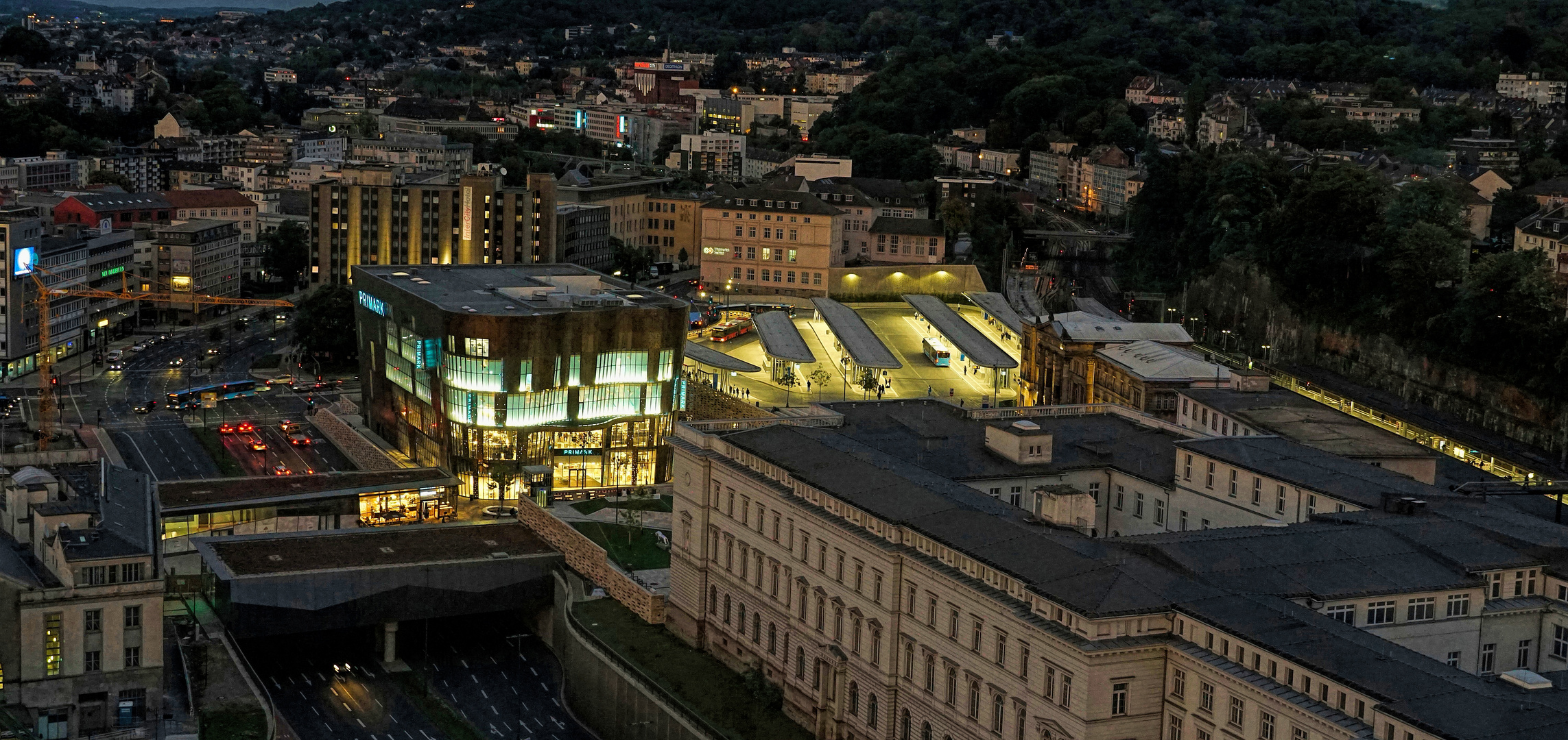 Döppersberg am Abend