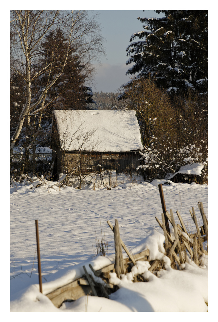 dörfliche Winteridylle