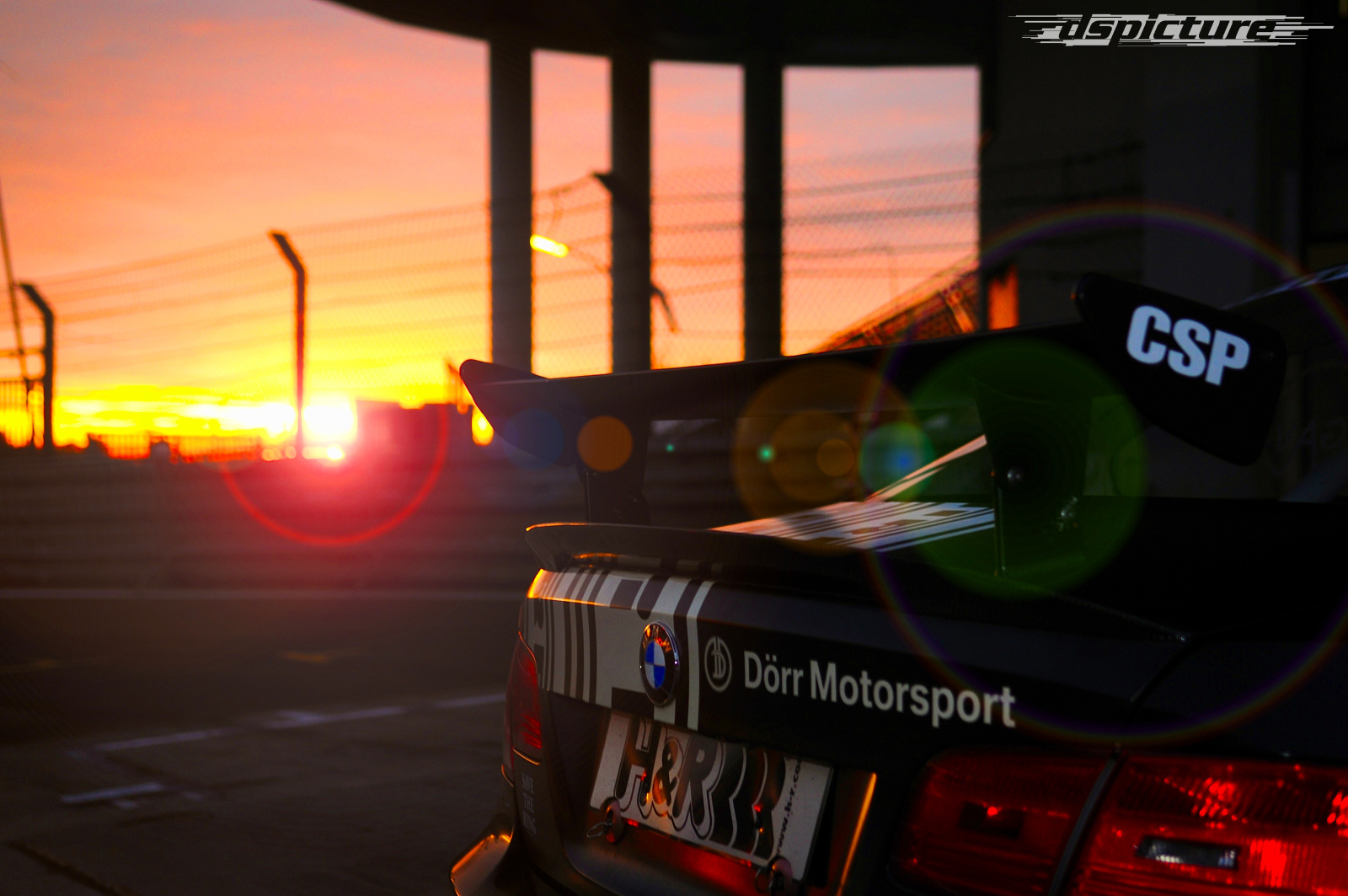 Dörr Motorsport M3 in der Abendsonne