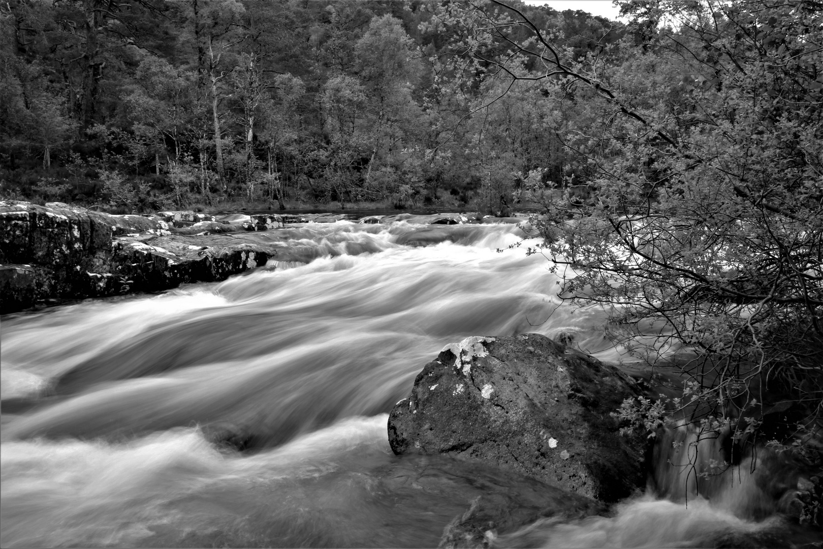 Dog Falls/ River Affric- Cannich - Schottland