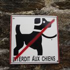 Dog sign