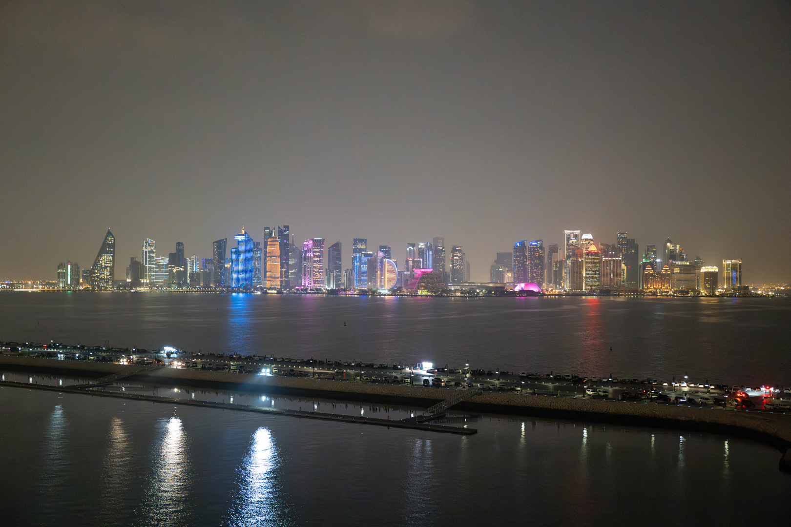 Doha bei Nacht