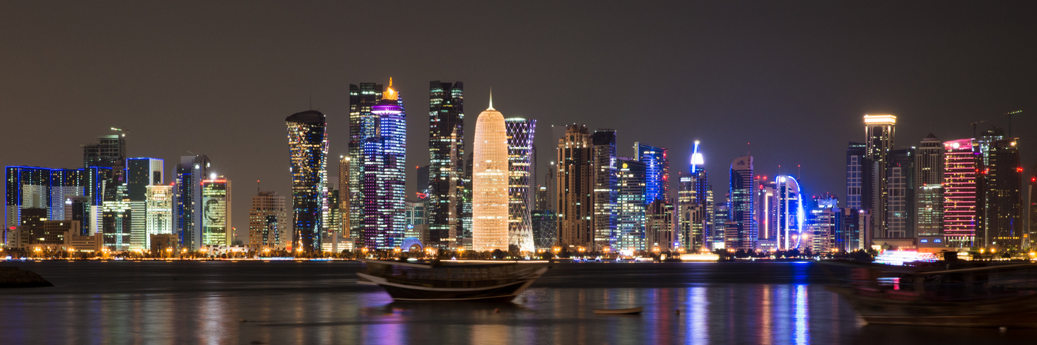 Doha bei Nacht