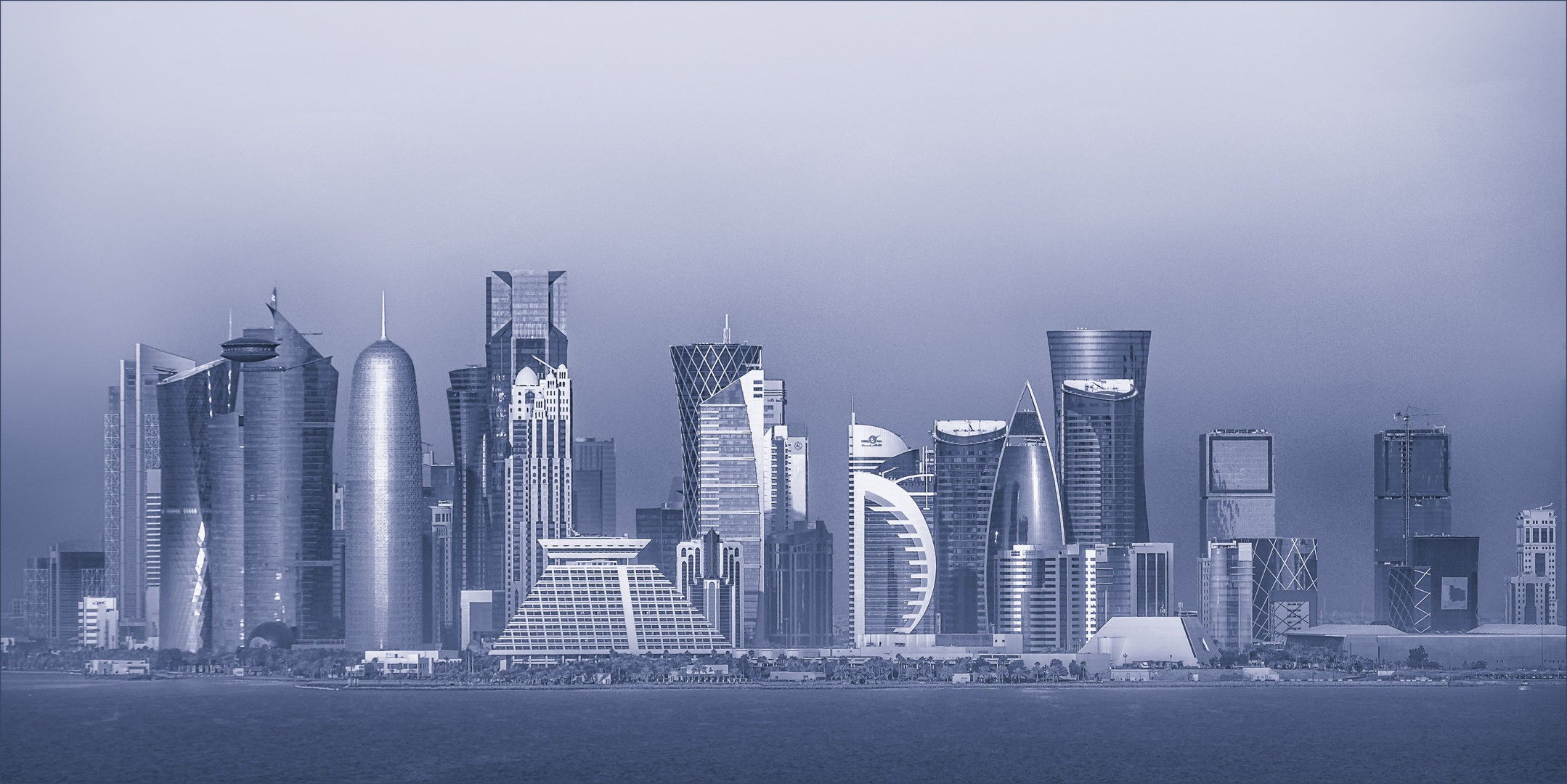 " Doha im Blau "