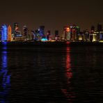 Doha nach Sonnenuntergang