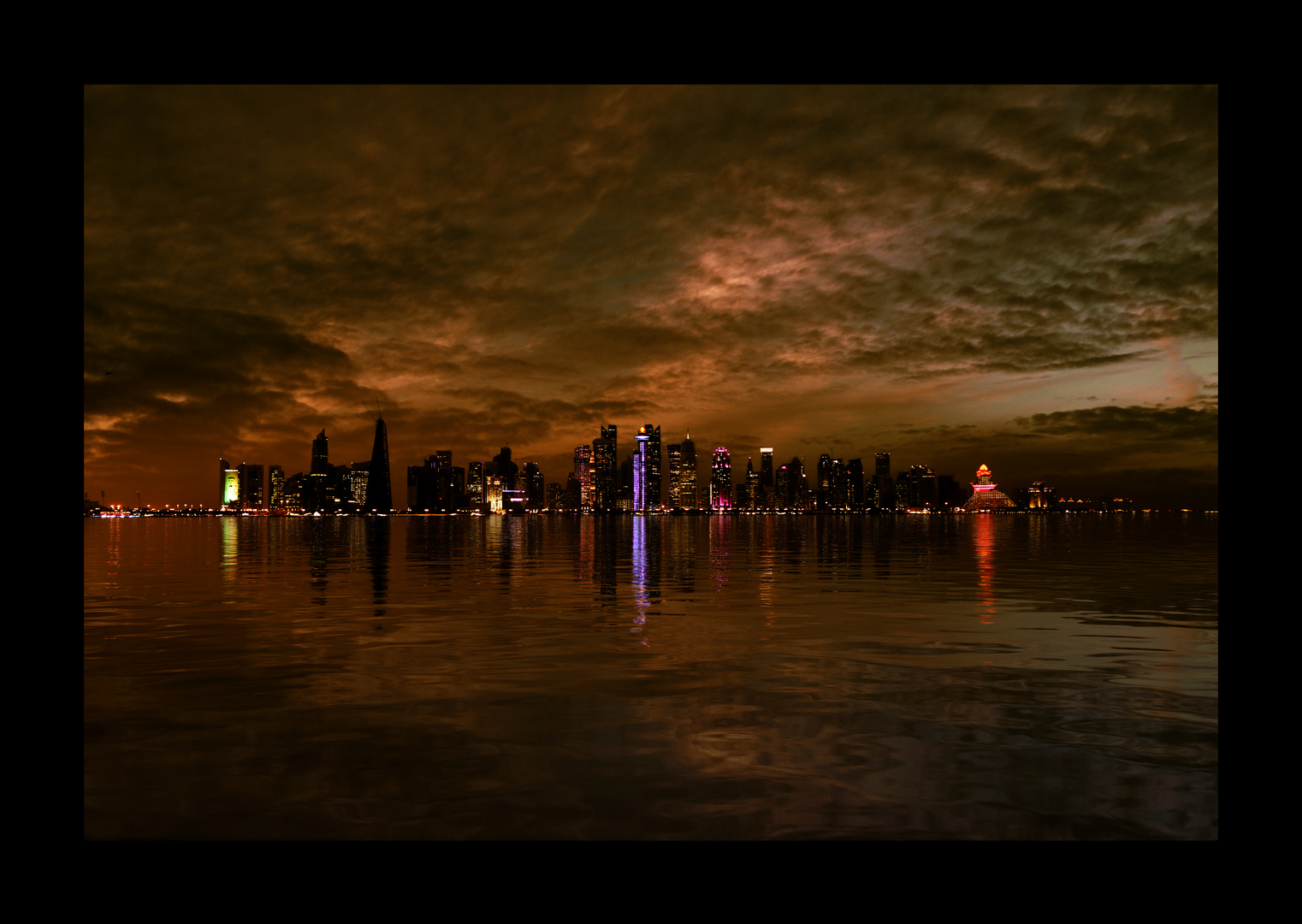 Doha Qatar Skyline