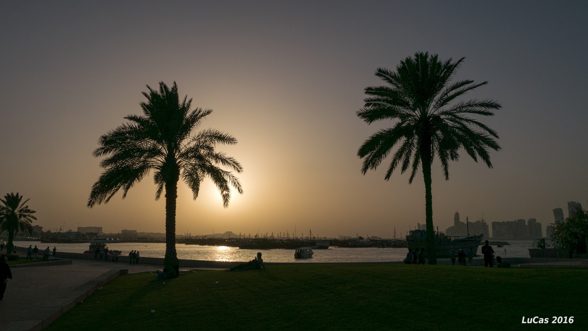 Doha - Sonnenuntergang