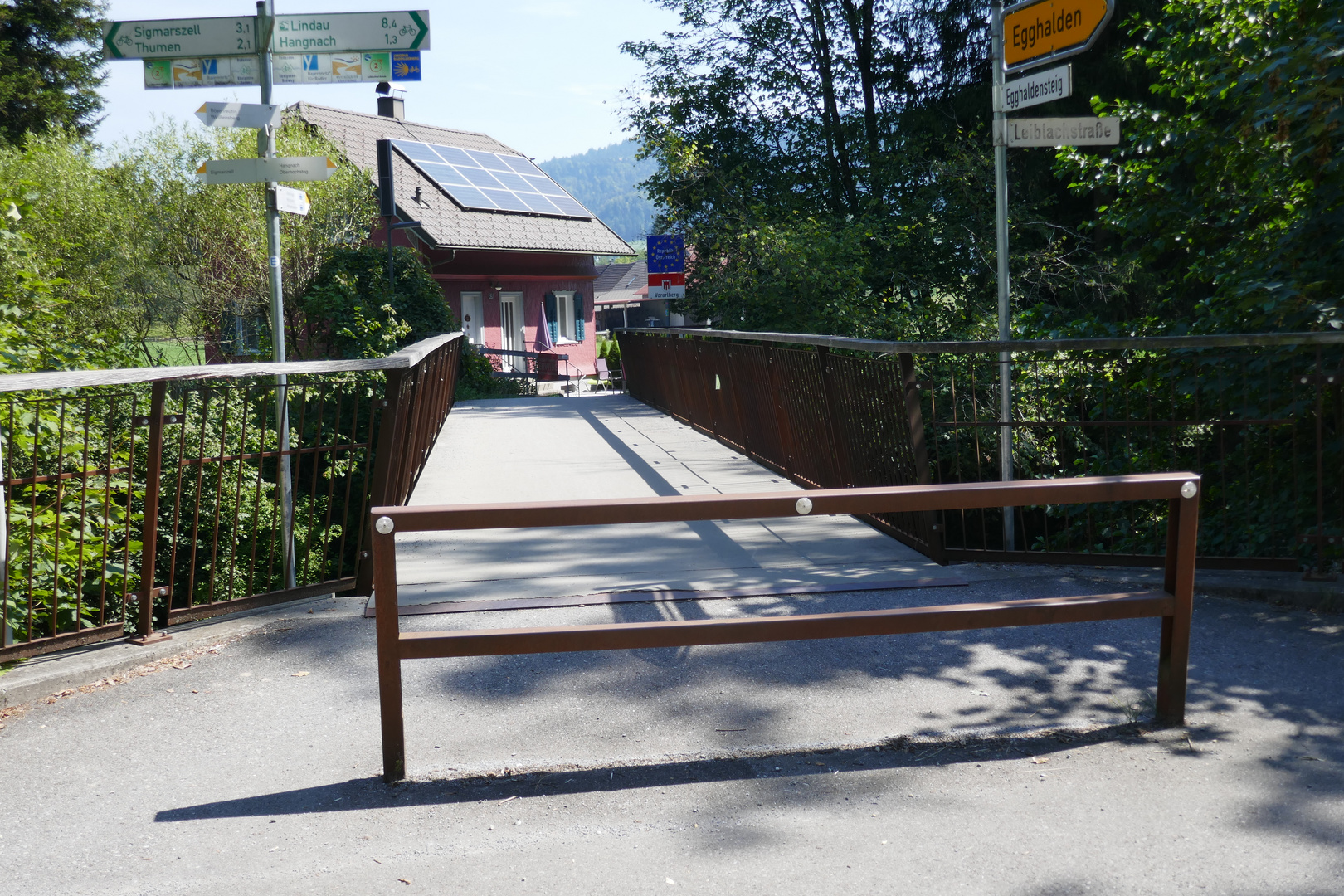 Doku: Alter Grenzübergang zwischen Bayern und Vorarlberg am Grenzfluss Leiblach