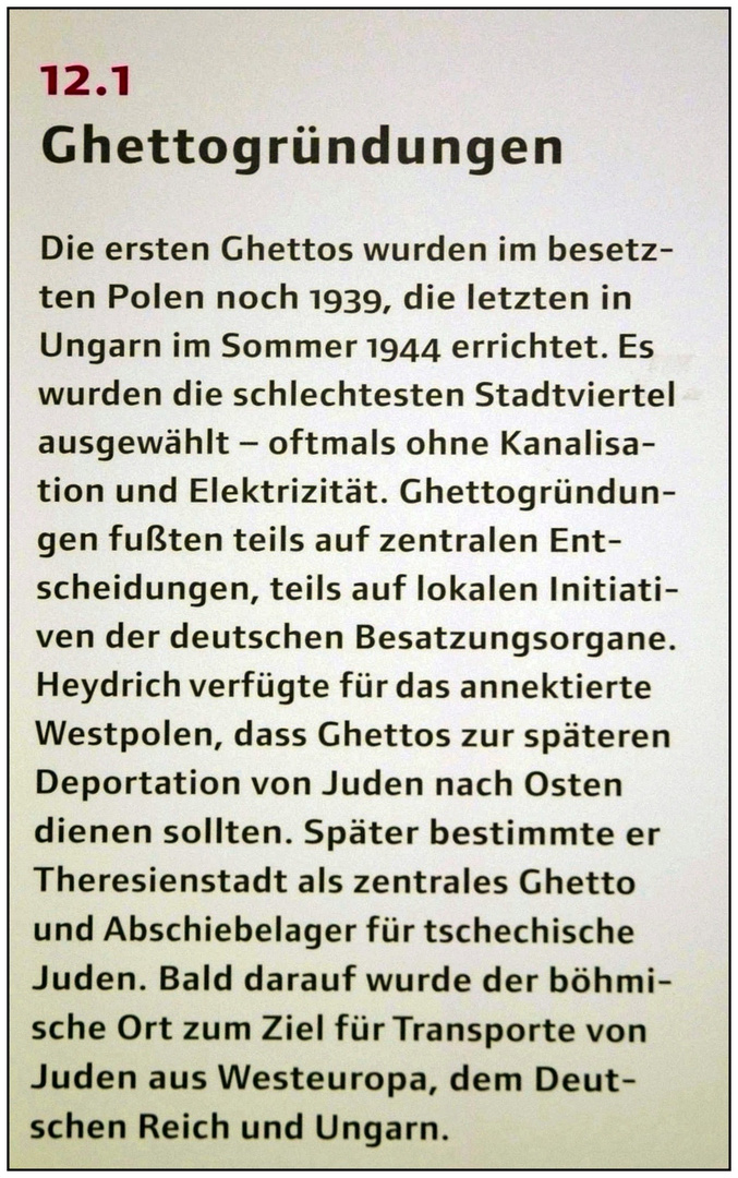 Dokument Ghettogründungen