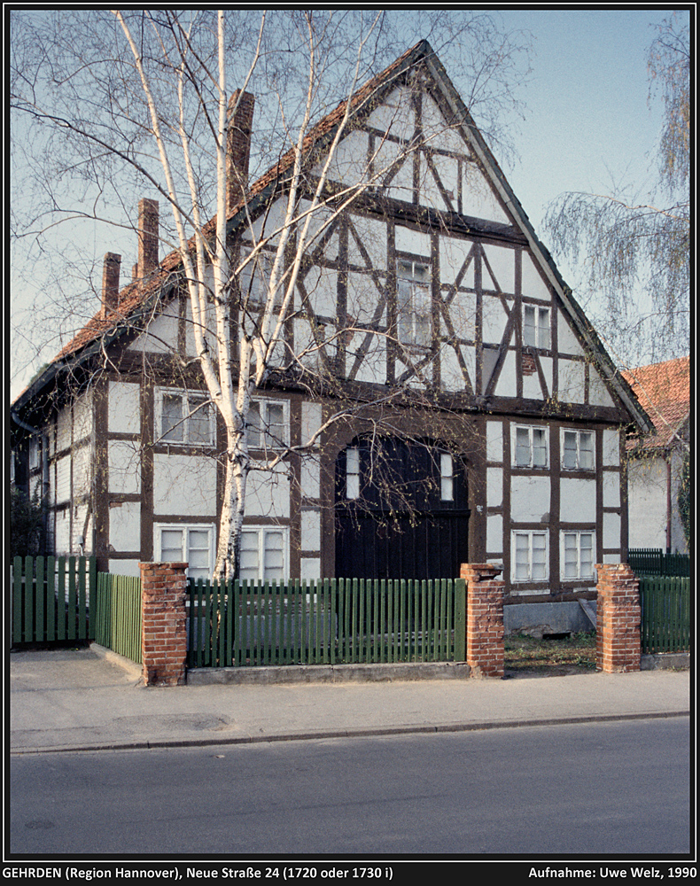 Dokumente: GEHRDEN, Neue Straße 34 (abgebr.)