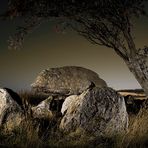 Dolmengrab im Abendlicht