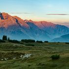 Dolomiten - Alpenpanorama zum Sonnenaufgang