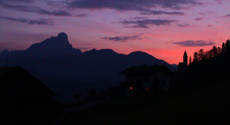 Dolomiten am Abend (bearbeitet)