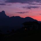 Dolomiten am Abend (bearbeitet)