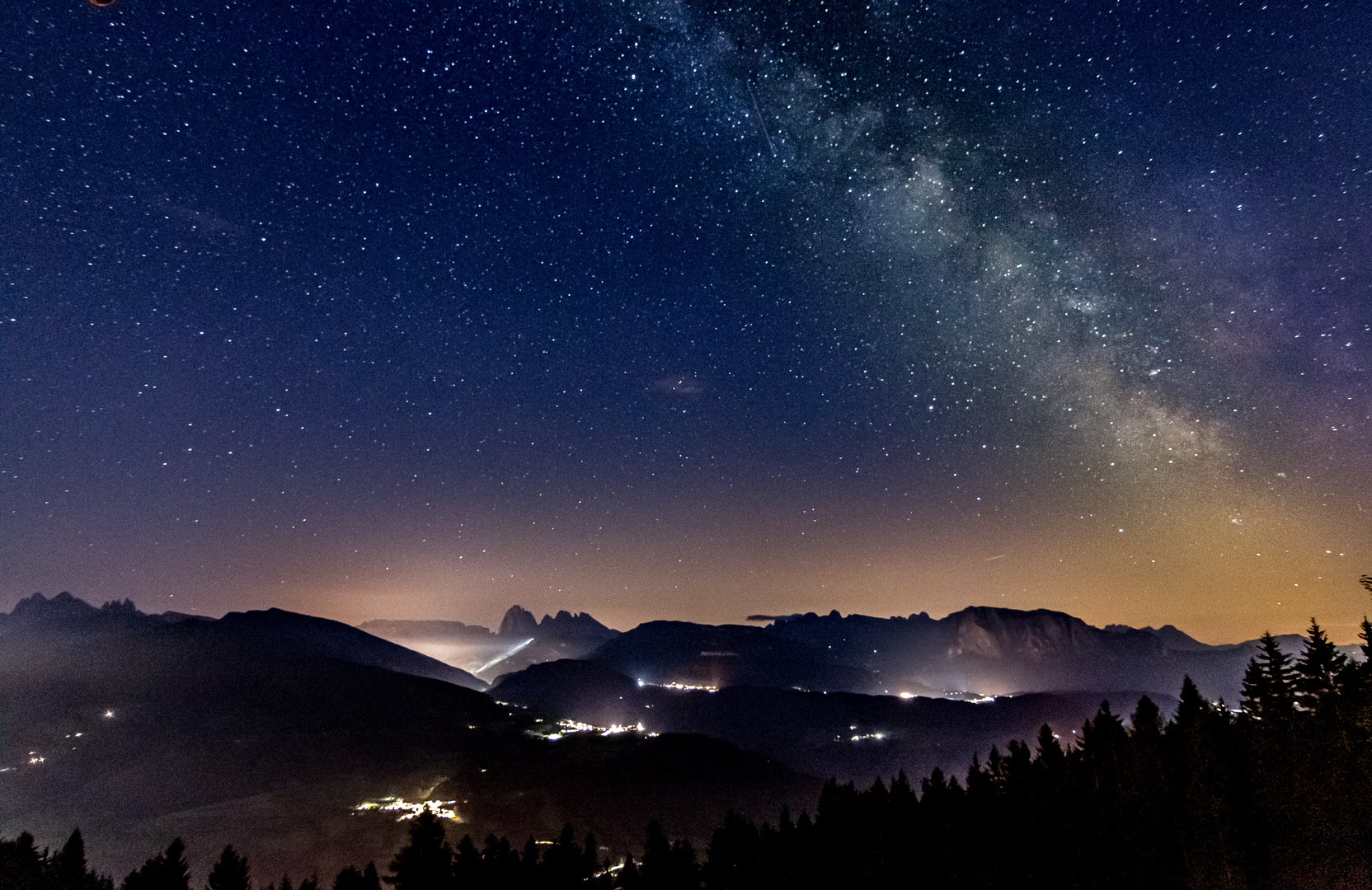 Dolomiten bei Nacht 2